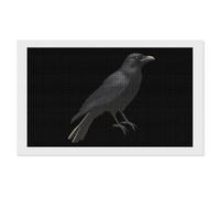 Raven Black Crow Printed Diamond Art Painting for Adults 5D Square Full Drill Paint Kit Home Decor