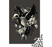 Raven Bones 1000-Piece Jigsaw Puzzle for Adults, 38x26cm/1000pcs, Relaxing Indoor Activity, Weekend Downtime And Time at Home