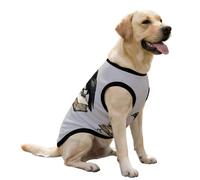 Raven Book Skull Dog Cooling Vest Summer Shirts Cute Pullover Pet Clothes for Large Puppy