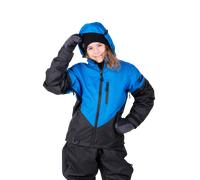Raven Boondocker Youth Snowmobile Jacket Black/BlueL Black,Blue