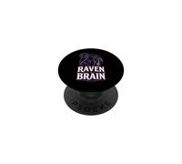 Raven Brain Crystal Mystical Bird PopSockets Adhesive PopGrip