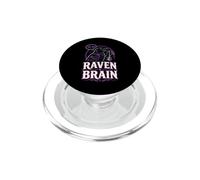 Raven Brain Crystal Mystical Bird PopSockets PopGrip for MagSafe