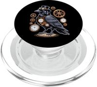 Raven Clockwork Bird Vintage Mechanical PopSockets PopGrip for MagSafe