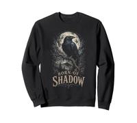Raven Corvid Birds Born Of Shadow Sweatshirt