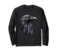 Raven Crow Bird Jackdaw Hooded Crows Black Ravens Long Sleeve T-Shirt