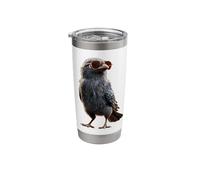Raven Crow Bird Jackdaw Hooded Crows Black Ravens Stainless Steel Insulated Tumbler