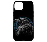 Raven Crow Black Bird Art Spooky Case for iPhone 15 Plus