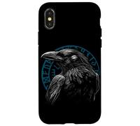 Raven Crow Black Bird Art Spooky Case for iPhone X/XS
