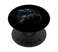 Raven Crow Black Bird Art Spooky PopSockets Adhesive PopGrip
