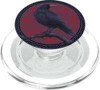 Raven Crow Moonlight Mystical Gothic PopSockets PopGrip for MagSafe