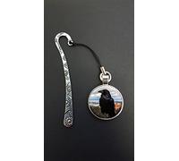 Raven Crow Pendant On a Metal Design Bookmark Ideal Birthday Gift N418