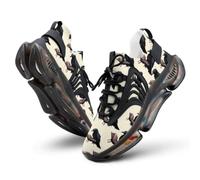 Raven Crow Reading Book Men's Running Shoes 11women/8.5men | Breathable Fashion Road Trainers Walking Sneakers