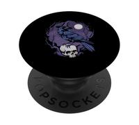 Raven Crow Witchcraft Omens Midnight PopSockets Adhesive PopGrip