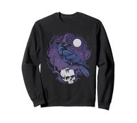 Raven Crow Witchcraft Omens Midnight Sweatshirt