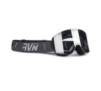 Raven Edge Magnetic MX Goggles - Mirror Black Black