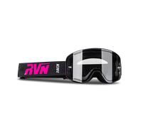§Raven Edge Magnetic MX Goggles Black-Pink - Clear§