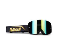 Raven Edge MX Goggles Black/Gold Black,Gold