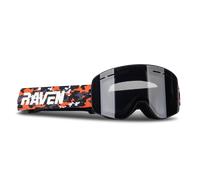 Raven Edge VentMax Magnetic Snowmobile Goggles Black/Camo/Orange Black,Camo,Orange