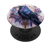 Raven Flowers Dreamcatcher Graphic PopSockets Swappable PopGrip