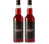 Raven Forge BloodMoon Viking Mead 70cl (14.5% ABV) - Traditional Mead Drink with Reduced Sweetness. Single Bottle Honey & Black Cherry Flavour British made. (Pack of 2)