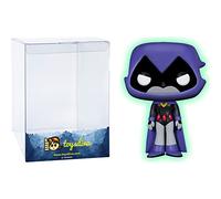 Raven [Glow-in-Dark] (Toys R Us Exc): P o p ! TV Vinyl Figurine Bundle with 1 Compatible 'ToysDiva' Graphic Protector (108-11419 - B)