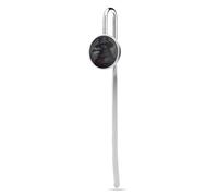 Raven in A Black Outfit Stainless Steel Metal Book Mark Marker, Black Crow
