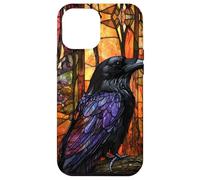 Raven in Fiery Forest Glow Design Case for iPhone 12 Pro Max