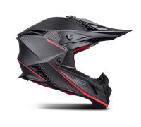 §Raven Ipsum Evo MX Helmet Matte Carbon Black-Red§