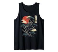 Raven Japanese Art Crow Tank Top