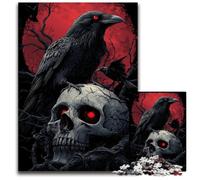 Raven Jigsaw Puzzles for Adults 1000 Piece Wooden Jigsaw Puzzles for Adults Ideal And Home Decor 1000 PCS(75x50cm)
