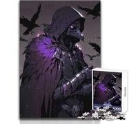 Raven Lord Assassin 1000 Piece Teenager Puzzles Logical Fun Educational Activity Unique Gift with Warm Sentiment Size 38x26cm