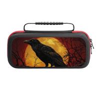 Raven Moon Carrying Case Compatible with Switch Hard Travel Storage Bag with 20 Game Card Slots