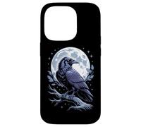 Raven Moonlight Guardian Under Night Sky Case for iPhone 14 Pro