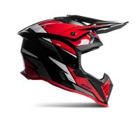 Raven Morphous MX Helmet Glossy Black/RedS Glossy Black,Red