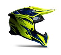 Raven Morphous MX Helmet Glossy Fluo Yellow/BlueL Glossy Fluo Yellow,Blue