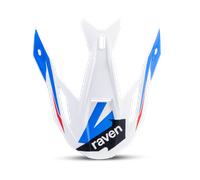 Raven Morphous MX Helmet Peak White/Purple White,Purple