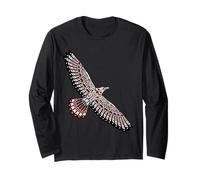 Raven Native American Indian Totem Northwest Coast Pacific Long Sleeve T-Shirt
