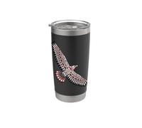Raven Native American Indian Totem Northwest Coast Pacific Stainless Steel Insulated Tumbler