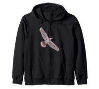 Raven Native American Indian Totem Northwest Coast Pacific Zip Hoodie