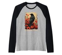 Raven Ni Dieu Ni Maître, Crow No Gods No Masters. Raglan Baseball Tee