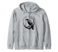 Raven Ni Dieu Ni Maître, Crow No Gods No Masters. Zip Hoodie