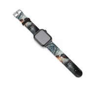 Raven Night Silicone Watch Strap 38mm 40mm 42mm 44mm Quick Release Compatible with IWatch Series 10 9 Ultra 8 7 6 5 4 3 2 1 SE