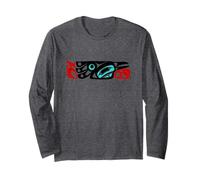 Raven Northwest Native American Indian Style Long Sleeve T-Shirt