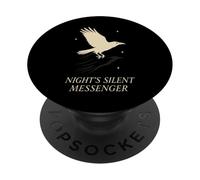 Raven Occult Bird Mystical Animal Witchy Raven Dark Academia PopSockets Adhesive PopGrip