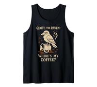 Raven Occult Bird Mystical Animal Witchy Raven Dark Academia Tank Top