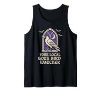 Raven Occult Bird Mystical Animal Witchy Raven Dark Academia Tank Top