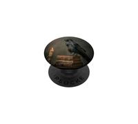 Raven On Books Candle Gothic Dark Academia Bird Art PopSockets Adhesive PopGrip