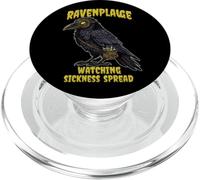 Raven Plague Doctor Mask Dark Gothic Horror Crow PopSockets PopGrip for MagSafe