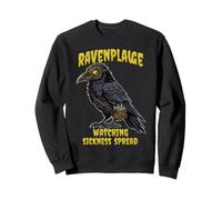 Raven Plague Doctor Mask Dark Gothic Horror Crow Sweatshirt