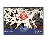 Raven Prophet Jigsaw Puzzle Waterproof 1000 Piece Puzzles for Adults Fun Educational Games